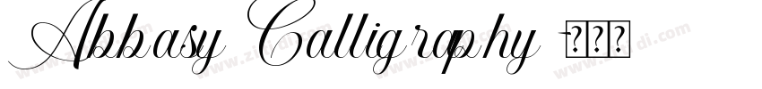 Abbasy Calligraphy字体转换 Abbasy Calligraphy字体转换